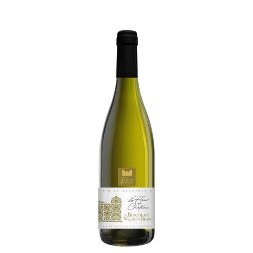 ottiglia di Beaujolais Villages Bianco "La Fleur du Château" – Vino bianco secco con note di pera e fiori freschi, 750 ml
